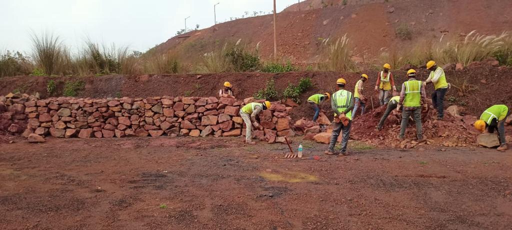 Providing Toe wall Job